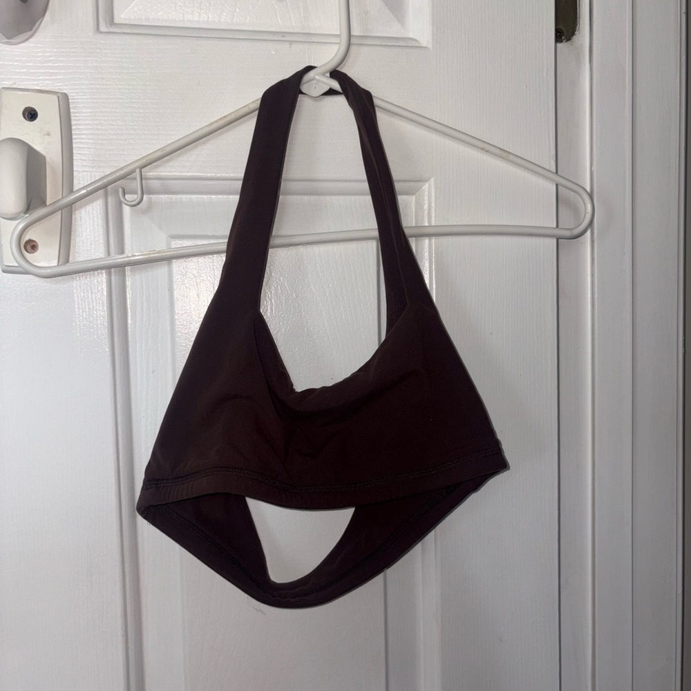 BuffBunny Black Halter Sports Bra